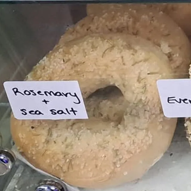 Rosemary & Sea Salt bagel
